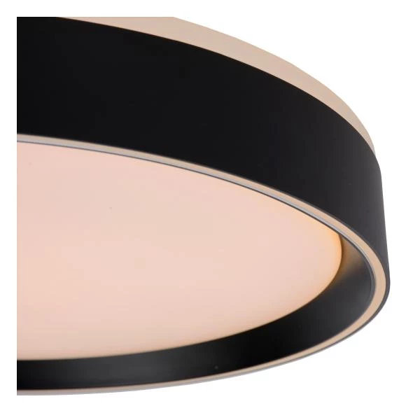 Lucide NURIA - Flush ceiling light - Ø 40 cm - LED Dim. - 1x24W 2700K - 3 StepDim - Black - detail 4